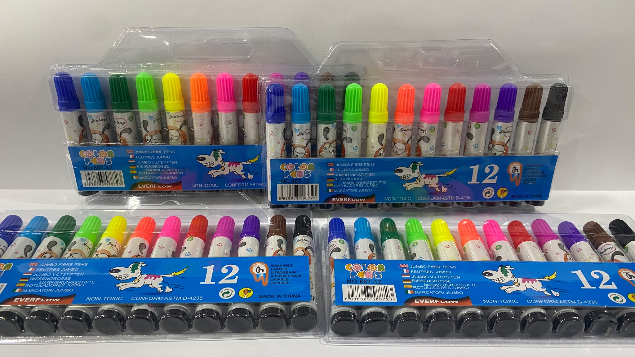 MARCADOR GRUESO X 12